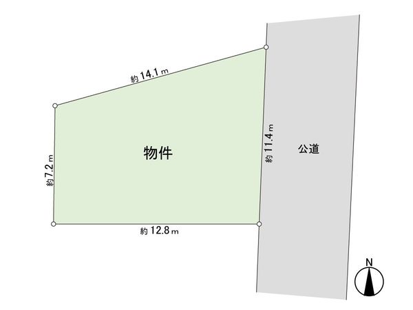 浜田山1丁目土地 区画図 浜田山1丁目土地 区画図