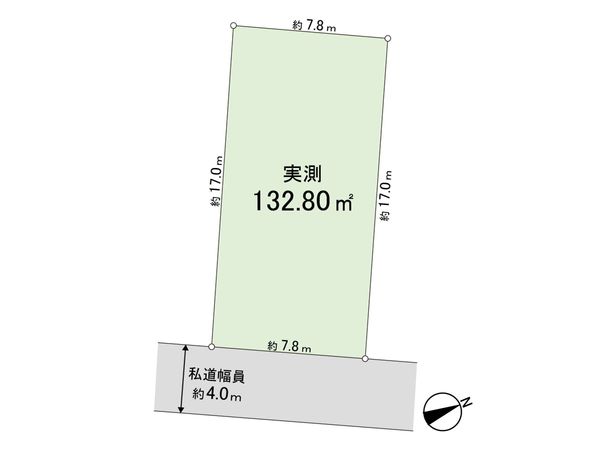 高井戸西2丁目土地 区画図 高井戸西2丁目土地 区画図