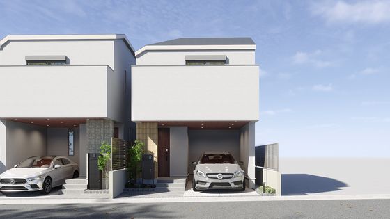 永福4丁目新築戸建 A号棟 外観パース図