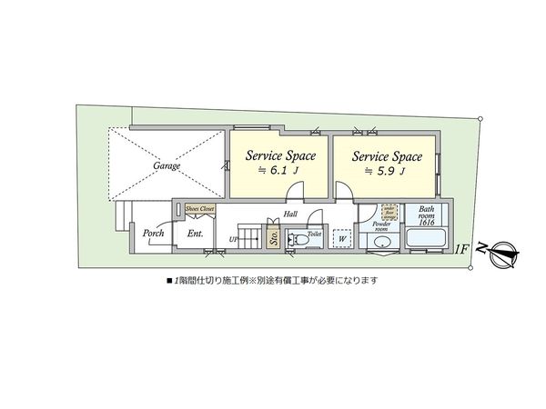 永福4丁目新築戸建B号棟 間取図(平面図)