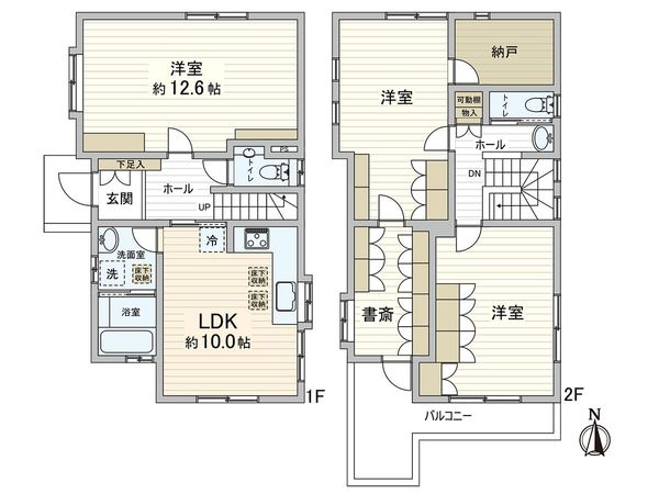 大宮2丁目 戸建 間取図(平面図)