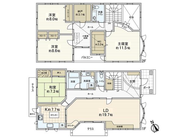 和泉3丁目戸建 間取図(平面図) 和泉3丁目戸建 間取図(平面図)