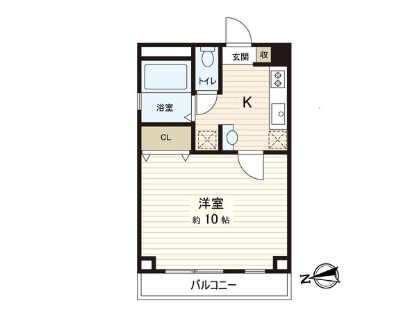 方南町コーポビアネーズ 間取図(平面図)