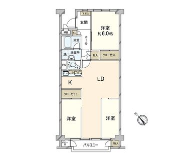 狛江ハイタウン 間取図(平面図)