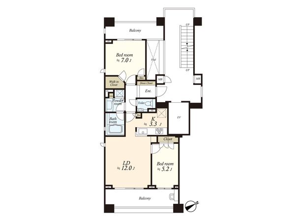 プレステージ浜田山ジヴェルニー 間取図(平面図) プレステージ浜田山ジヴェルニー 間取図(平面図)