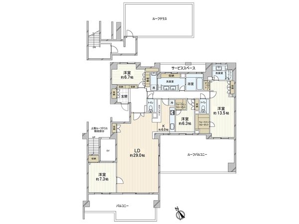 パークシティ浜田山 I棟 間取図(平面図) パークシティ浜田山 I棟 間取図(平面図)