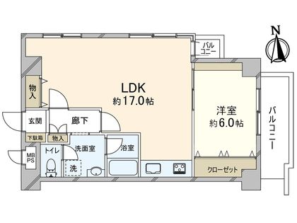 ルネ浜田山 間取図(平面図)