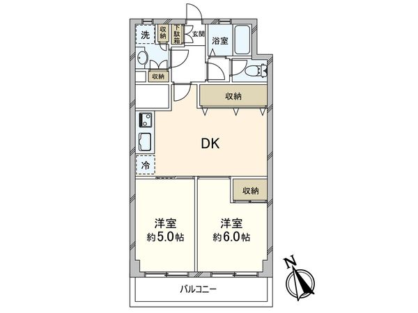和泉台マンション 間取図(平面図)