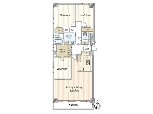 シーアイマンション桜上水 間取図(平面図) 間取図(平面図)