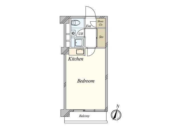 シャトレ明大前マンション 間取図(平面図)