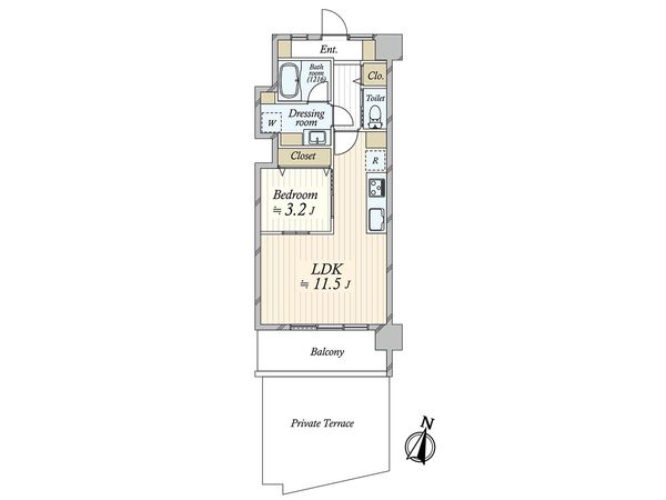 ローヤルマンション戸越 間取図(平面図) 間取図(平面図)