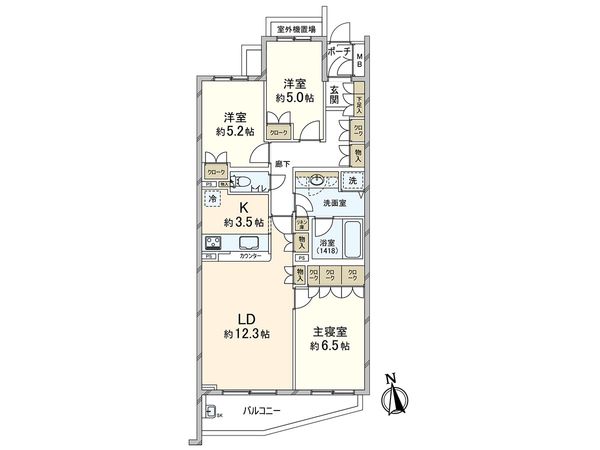 永福町パーク・ホームズ 間取図(平面図) 永福町パーク・ホームズ 間取図(平面図)