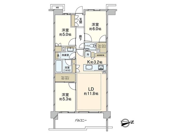 パークホームズ杉並善福寺川緑地 間取図(平面図) パークホームズ杉並善福寺川緑地 間取図(平面図)