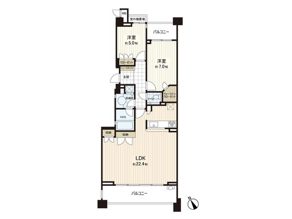 プレステージ浜田山ジヴェルニー 間取図(平面図) プレステージ浜田山ジヴェルニー 間取図(平面図)