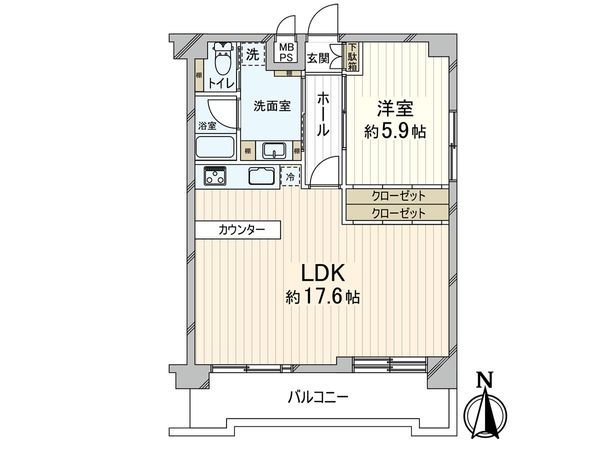 エスポワール松原 間取図(平面図)