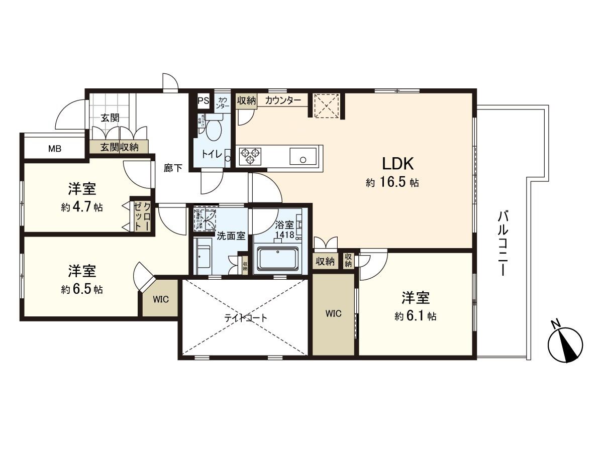 間取図(平面図)