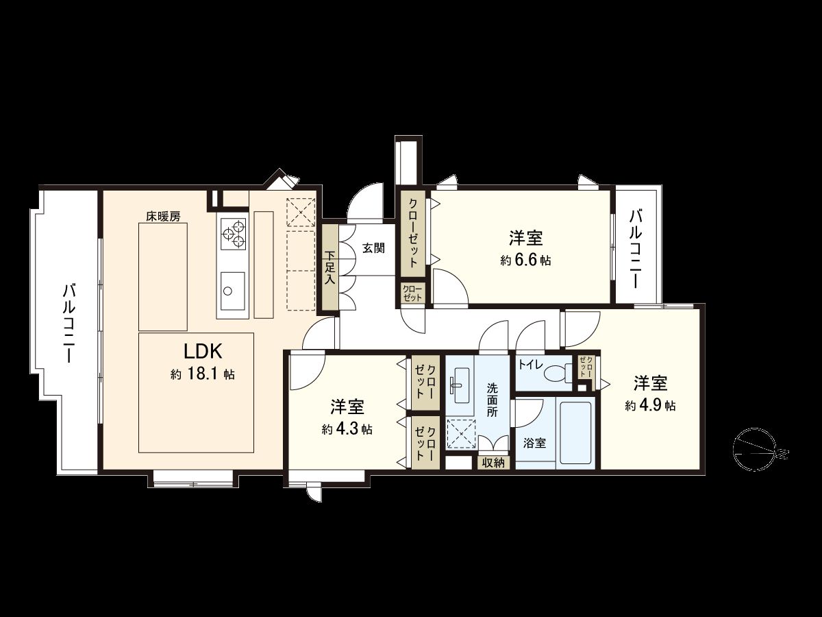 間取図(平面図)