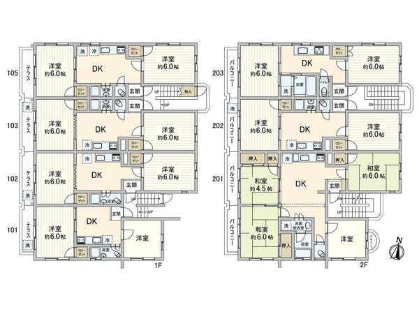 和泉1丁目マンション 間取図(平面図) 和泉1丁目マンション 間取図(平面図)
