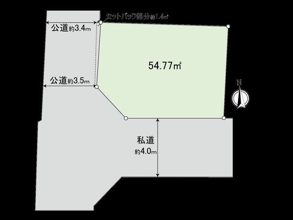 杉並区阿佐谷南2丁目土地 区画図