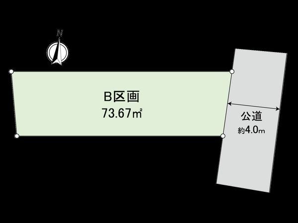中野区若宮1丁目 建築条件付売地 区画図 中野区若宮1丁目 建築条件付売地 区画図