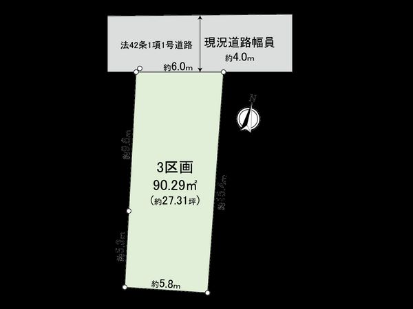 杉並区堀ノ内2丁目 区画図