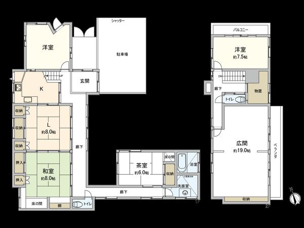 豊島区長崎4丁目 戸建 間取図(平面図) 豊島区長崎4丁目 戸建 間取図(平面図)