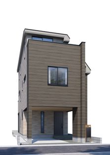 杉並区阿佐谷南1丁目 新築戸建 外観パース図