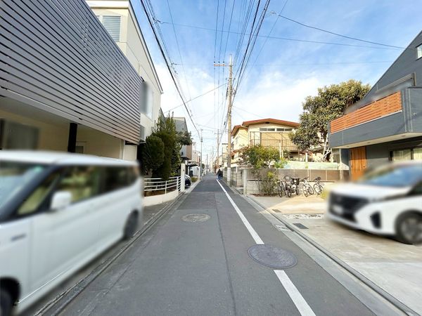 杉並区阿佐谷北4丁目 戸建 前面道路含む外観