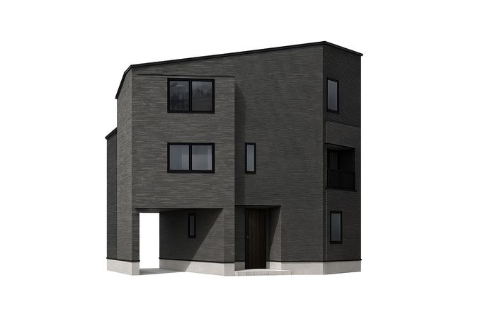 杉並区高円寺南2丁目 新築戸建 外観パース図