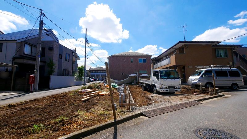 杉並区堀ノ内3丁目 新築戸建 A号棟 現地写真（物件は敷地の一部です）