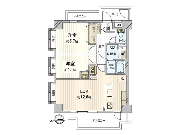 イルサント阿佐ヶ谷 間取図(平面図) イルサント阿佐ヶ谷 間取図(平面図)
