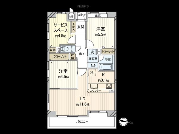 ファミール中野 間取図(平面図) ファミール中野 間取図(平面図)
