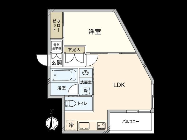 メトロ新高円寺マンション 間取図(平面図)