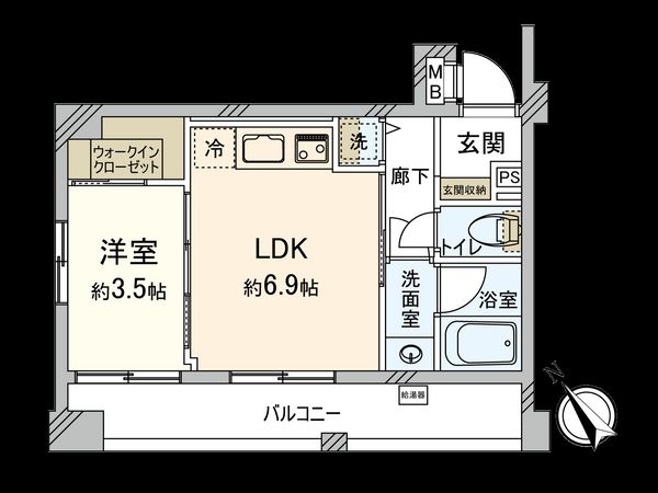 トーシンフェニックス南阿佐ヶ谷 間取図(平面図) 間取図(平面図)