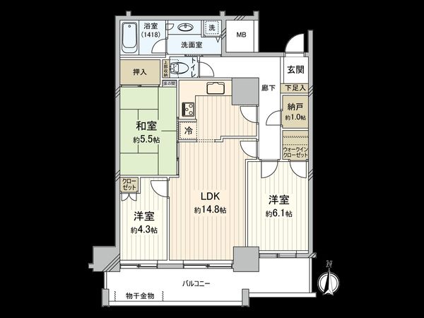 パークシティ杉並セントラルタワー 間取図(平面図) パークシティ杉並セントラルタワー 間取図(平面図)