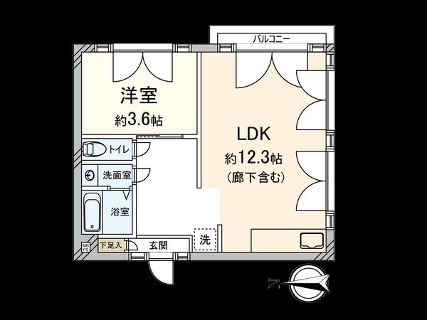 メインステージ中野 間取図(平面図) メインステージ中野 間取図(平面図)
