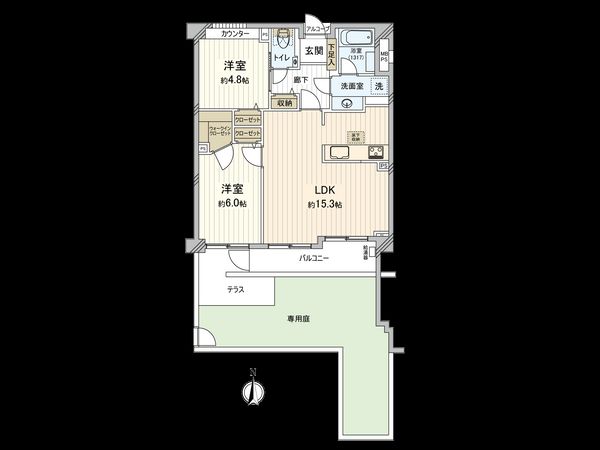 ジェイパーク東高円寺蚕糸の森公園 間取図(平面図) ジェイパーク東高円寺蚕糸の森公園 間取図(平面図)