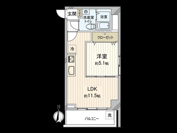 シャンボール南高円寺 間取図(平面図)