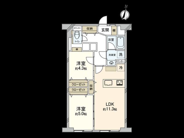 カーサ和泉 間取図(平面図) カーサ和泉 間取図(平面図)