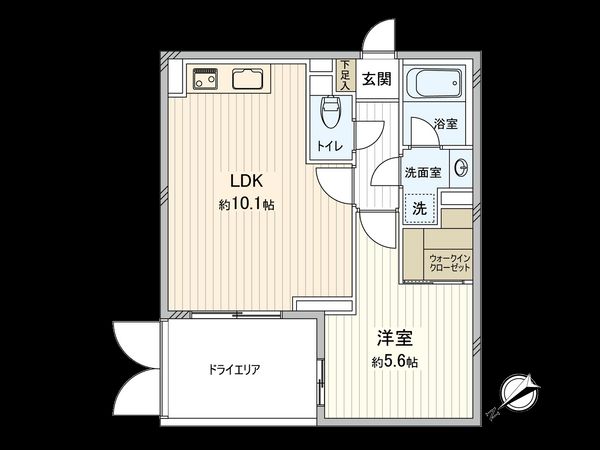 デュオ・スカーラ高円寺 間取図(平面図)