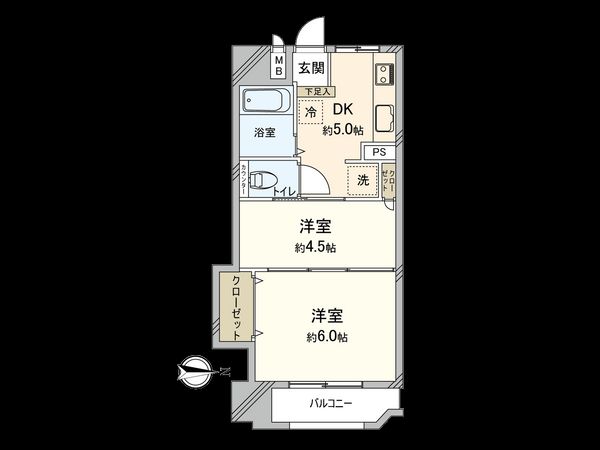 阿佐ヶ谷ダイヤモンドマンション 間取図(平面図)