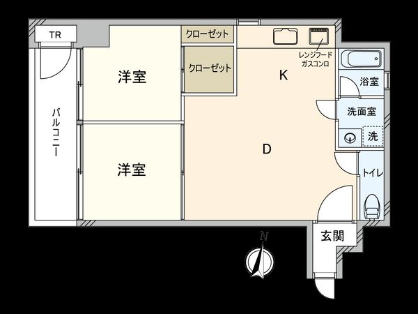 星和東高円寺ハイツ 間取図(平面図)
