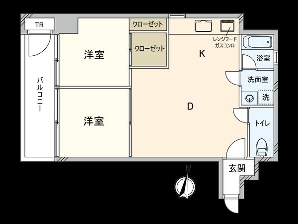 星和東高円寺ハイツ 間取図(平面図)
