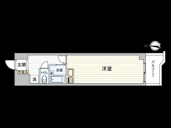 迦葉高円寺マンション 間取図(平面図) 迦葉高円寺マンション 間取図(平面図)