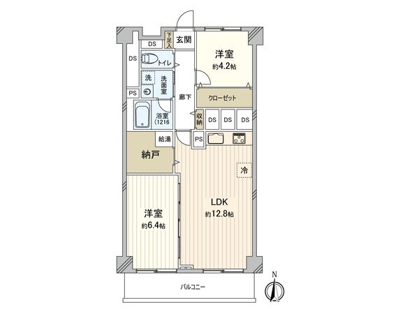 藤和方南町コープ 間取図(平面図) 藤和方南町コープ 間取図(平面図)