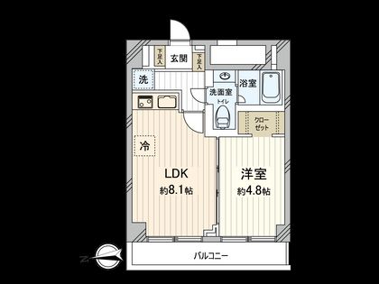 秀和高円寺レジデンス 間取図(平面図)