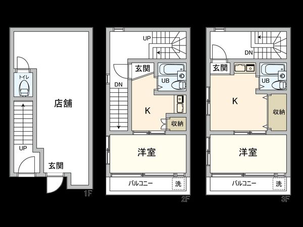 杉並区阿佐谷南2丁目 売アパート 間取図(平面図) 間取図(平面図)