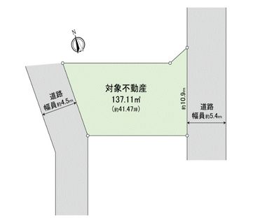 宮前5丁目 土地 区画図