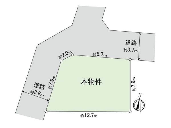 高井戸東1丁目 土地 区画図 高井戸東1丁目 土地 区画図