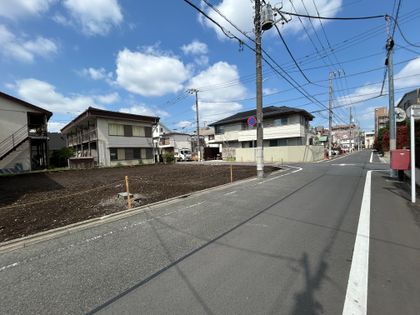 杉並区宮前4丁目 土地 C区画 前面道路含む外観